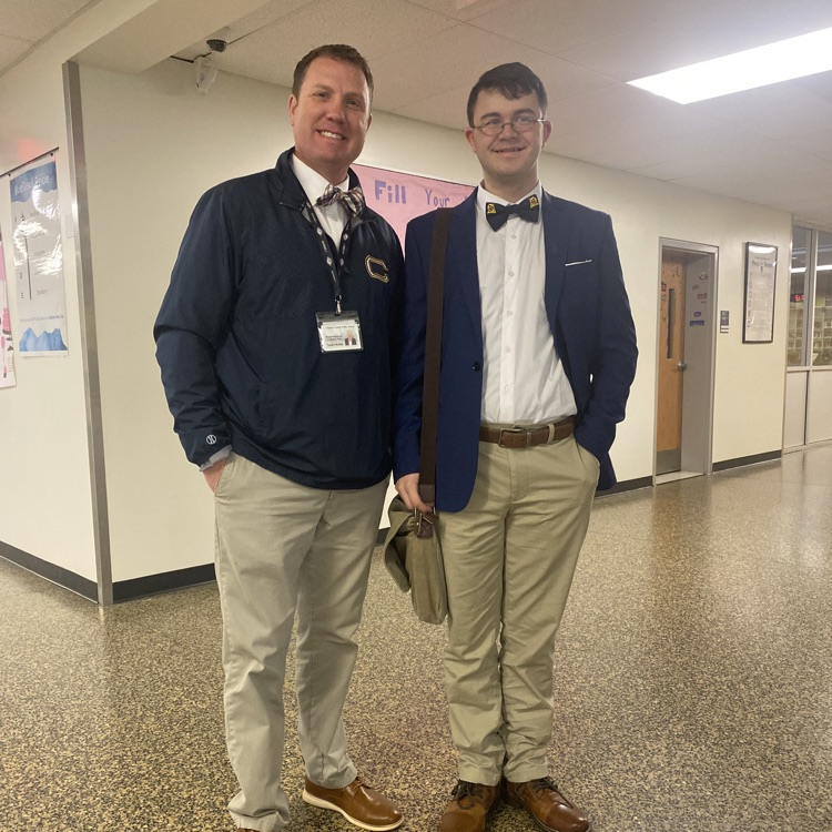 Today was Dress Like A Teacher Day. Justice understood the assignment. #BDP #BetterEveryDay #ForksUp