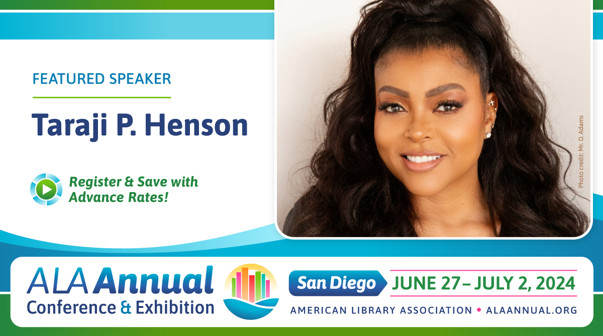 ✨ We're thrilled that Academy Award-nominated actor, producer, mental health advocate & author Taraji P. Henson will discuss her debut picture book, “You Can Be a Good Friend (No Matter What!)' at #ALAAC24! 📚 Register now and SAVE with advance rates. bit.ly/ALAAC24-Regist…