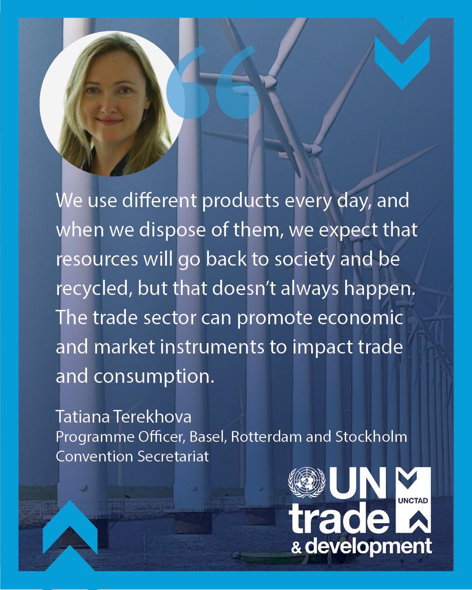 Tatania Terekhova @brsmeas joins us at the @UNCTAD TDC special session on #illicittrade and waste to discuss international legal frameworks and trade policy tools to address the root of the waste problem.

Find out more here: bit.ly/49YYO6R