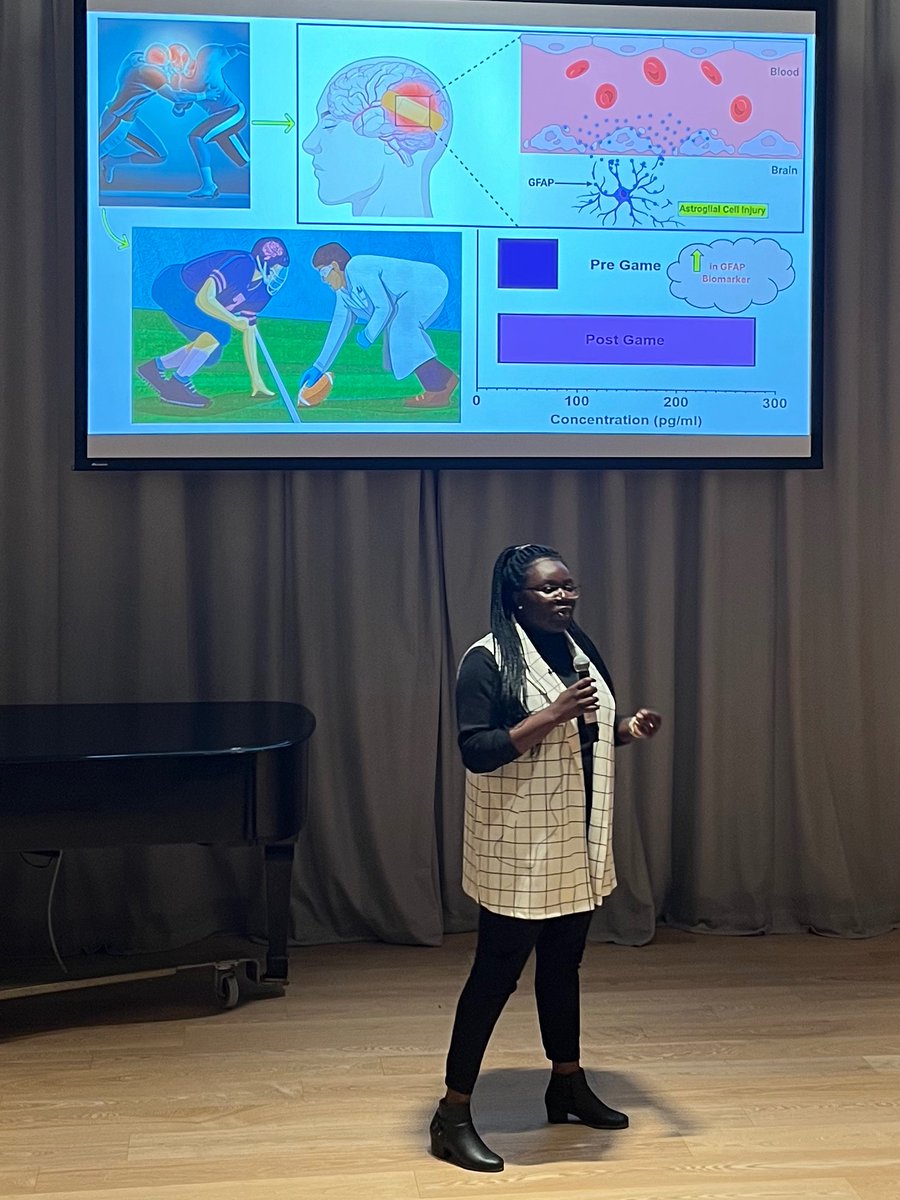 📢CHRISTABEL COMPETES AT #3MT! 🧠The Effects of Contact Sport on the Brain 🎓Christabel Osei-Boateng, MSc Student @UofG_HHNS! 🥼Dr. Mike Tymko's Lab @UofGResearch ⏱️3MT® COMPETITION 🎙️University-Level Finals! 📌ARC Arts Auditorium 🗓️APR 24 🏛️#UofG #UofGCBS 🔬#WomenInScience