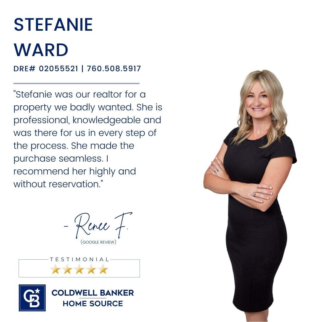 Congratulations Stefanie! Fantastic Testimonial!
⭐️⭐️⭐️⭐️⭐️
 You can count on us to guide you home!

#cbhomesource #realestate #highdesert #buyers #sellers #coldwellbankertestimonial #CBgoodnews #fivestars #coldwellbankeragent #yourock #congrats #fantasticjob