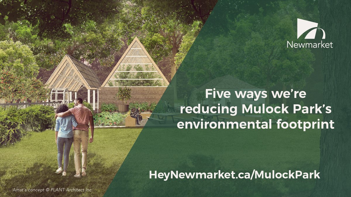 #DYK The Great Lawn at Mulock Park will include a geothermal wellfield which will heat and cool the main buildings at the park. This is estimated to save 500 tonnes of carbon dioxide by 2050! See what we’re doing to lower the park’s ecological footprint: bit.ly/3xTVg8T