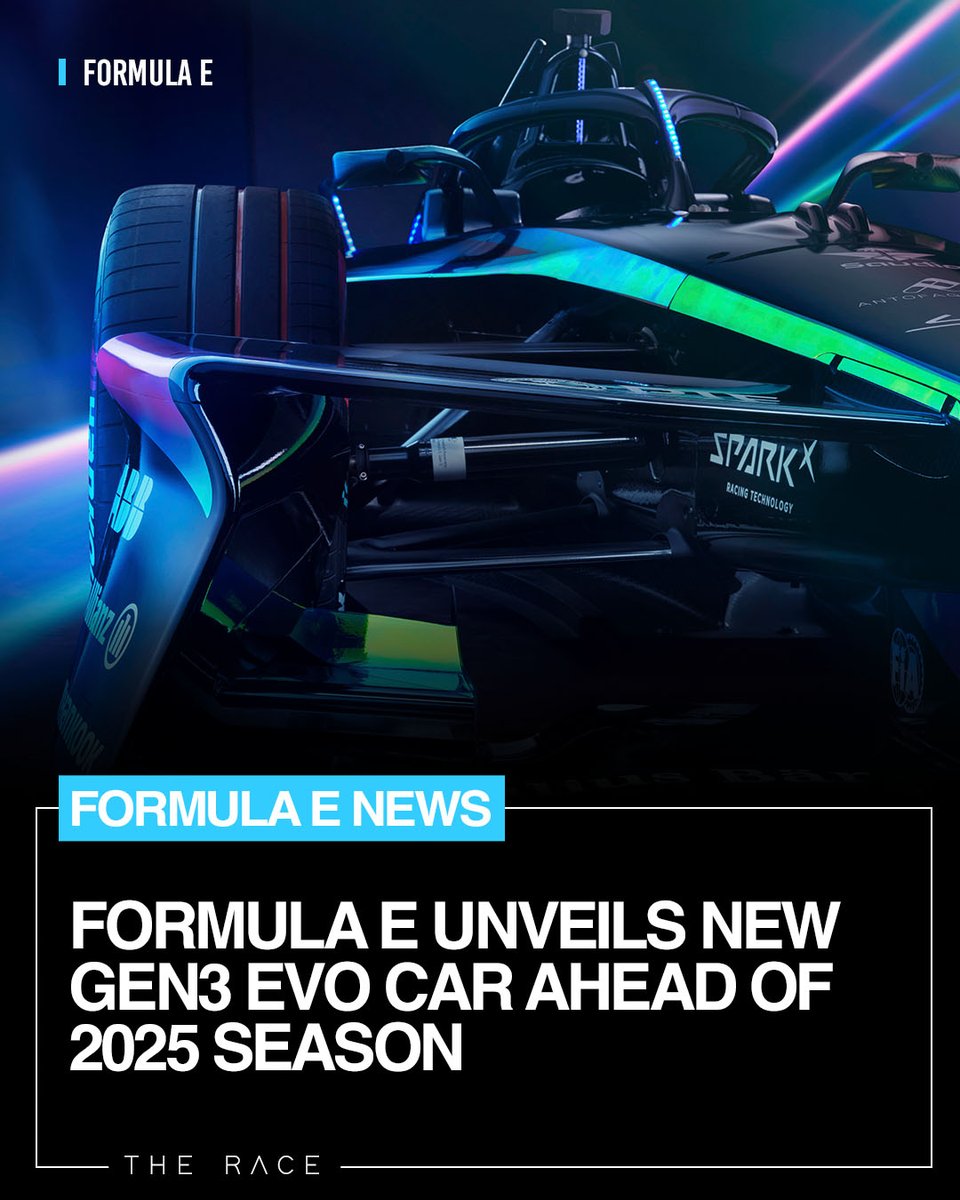 ⚡️ Big @FIAFormulaE news! The Gen3 Evo has been launched today in Monaco ahead of this weekend's race. It will boast 'acceleration 30% faster than a current F1 car, and 36% faster than the current GEN3' according to FE, and will be next season's car.