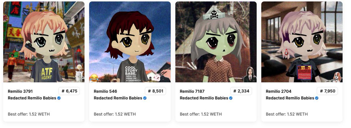 RemilioCoin's tweet image. 🚨REMILIO NFT GIVEAWAY🚨

Study Altruism.

Yesterday we gave away 3 Retardio Cousins

Today we giveaway a @REMILIONAIRE NFT

Rules are simple:
1. Like this tweet, comment, and follow @RemilioCoin
2. Quote tweet this giveaway tweet 

Most liked quote tweet in 24 hours wins