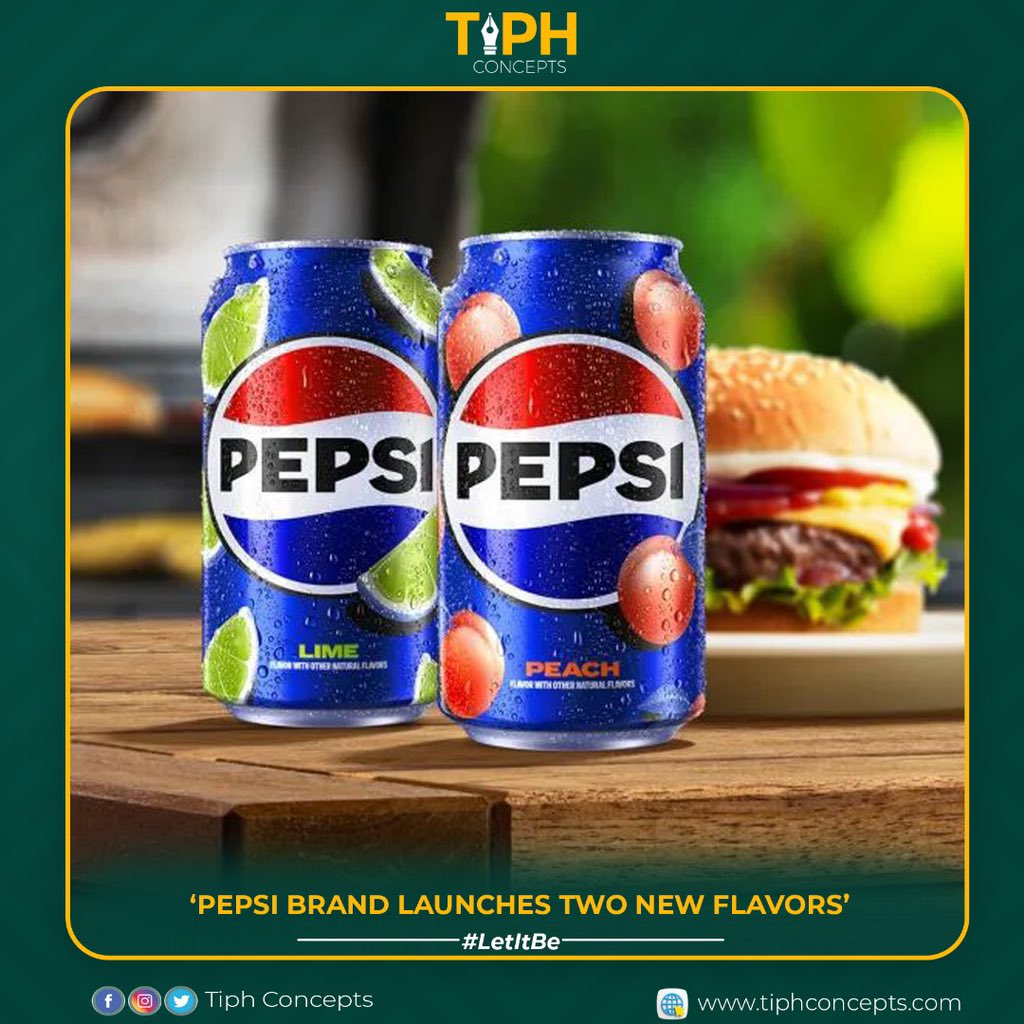 #teens On Thursday, the fresh sodas were introduced to fans as preparation for #summer barbecues.'Keep it forever,' @Pepsi fans beg as #brand launches two new flavors and soda drinkers call for return of favorite'
#tiphconcepts #neweara #summer #marketing #marketingstrategy