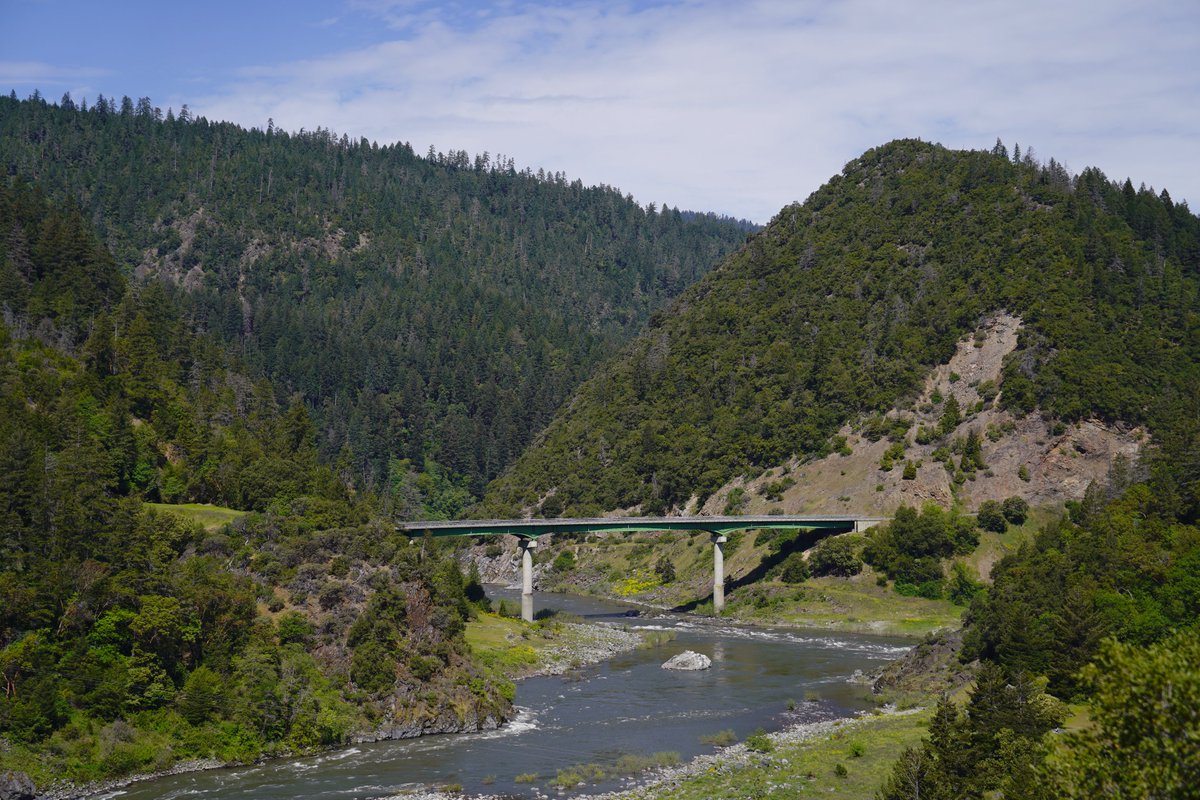 These photos of the middle Klamath River were taken on Tuesday, April 23, 2024 from the Klamath-Trinity confluence to the Salmon River mouth. In terms of dissolved oxygen and turbidity, river conditions remain normal for this time of year.