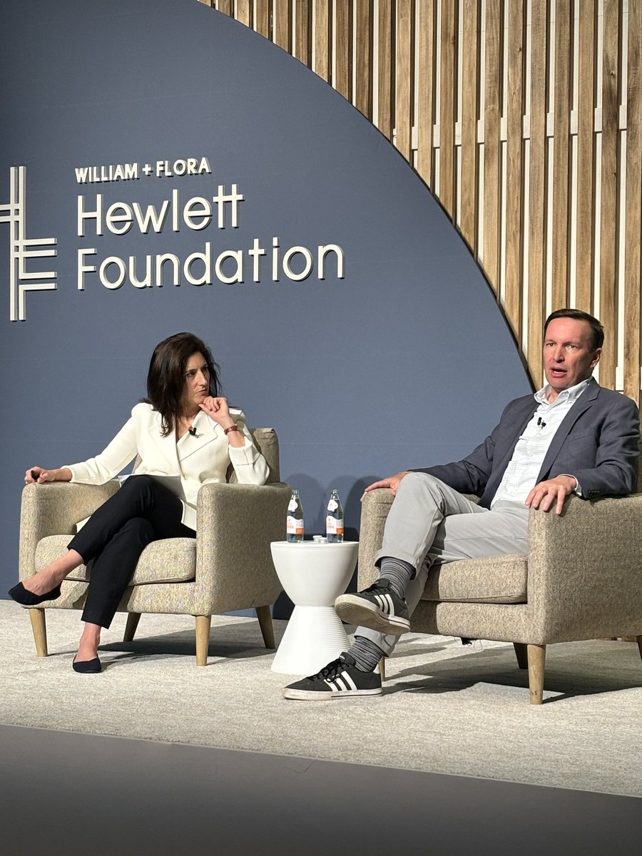 At #NewCommonSense, @ChrisMurphyCT interviewed by @RanaForoohar explores the cultural, spiritual and economic dimensions of the new political economy. @Hewlett_Found