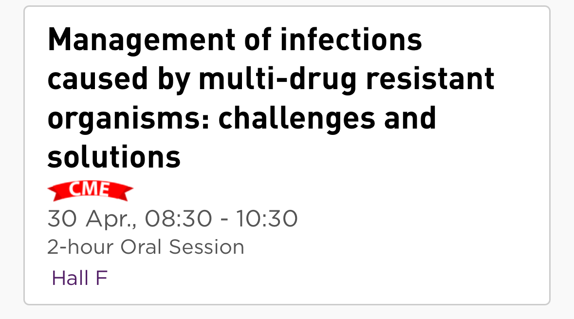 Headed to #ESCMIDGlobal? Want to know if there are any differences between C/T and CZA for the treatment of MDR P. aeruginosa? Come watch @ryankshields present FINAL data from CACTUS Tuesday. 🎯 210 matched pairs in analysis 🎯 28 (!!) sites in the USA contributed cases