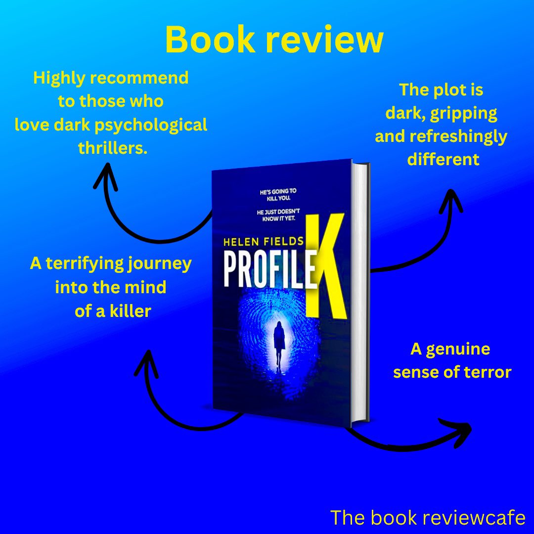 Happy belated publication day to @Helen_Fields and Profile K it’s not to be missed if you love dark psychological thrillers. It gets all the ⭐️⭐️⭐️⭐️⭐️ from me @AvonBooksUK