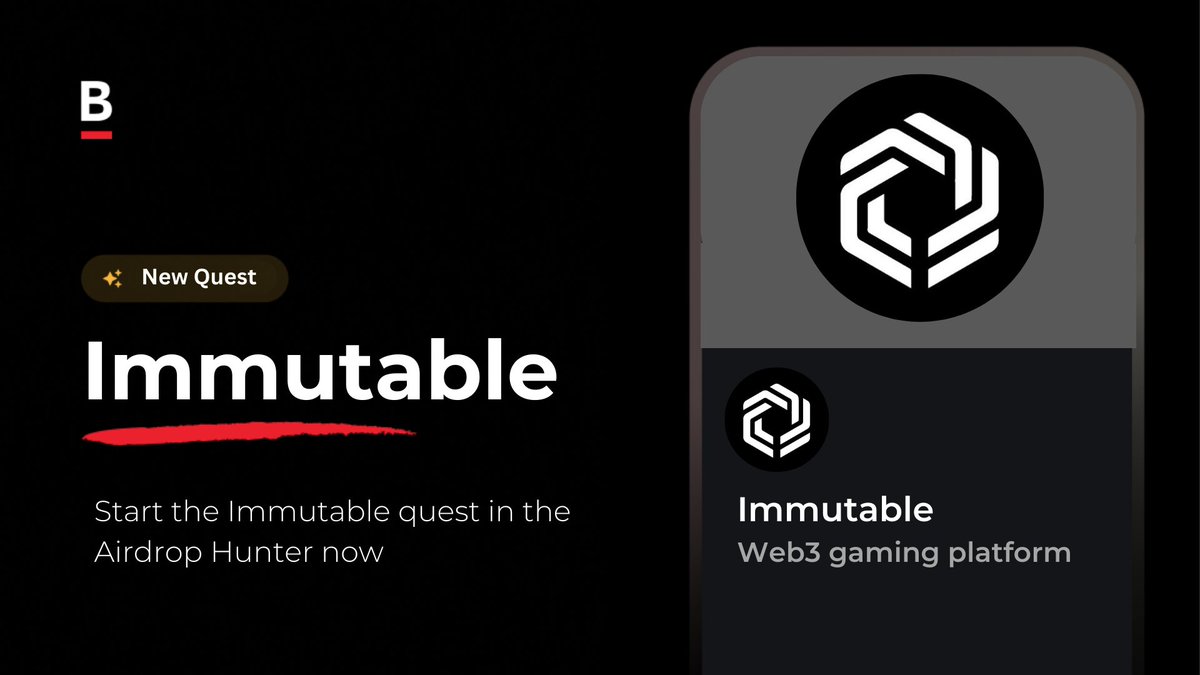 📢 New Airdrop Opp - @Immutable Set up your ✨ Immutable Passport ✨ to begin exploring the world of crypto-enabled gaming (and perhaps qualify for some juicy drops)! Begin your hunt 🎮👇 bankless.cc/ImmutableHunt