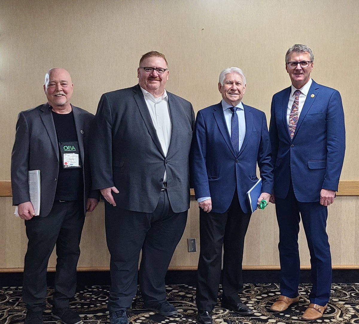 Excited to be at the @noma_nwo conference & AGM this year! Just wrapped up meaningful discussions with municipalities & organizations on how my ministry can help foster economic development and sustainable growth in the North! . . . #noma2024 #onpoli #mnrf