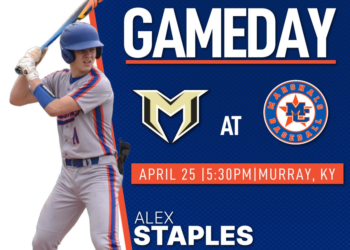 Final game of District play tonight at Preston Cope Field vs Murray High! Come out and support these guys! They have battled all year long, and tonight they have the opportunity to clinch the District and seal a spot in the Regional! 📍Preston Cope Field at Marshall County High…