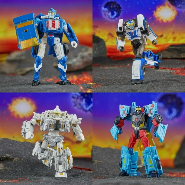 This will roll out quickly! 🛞 You can now secure the limited edition Transformers Legacy action figure bundle, which includes: ✅ RiD 2001 Universe Side Burn ✅ Infernac Universe Nucleous ✅ Cybertron Universe Hot Shot ✅ RiD 2015 Universe Strongarm ➡️ ms.spr.ly/6018YJ3lQ
