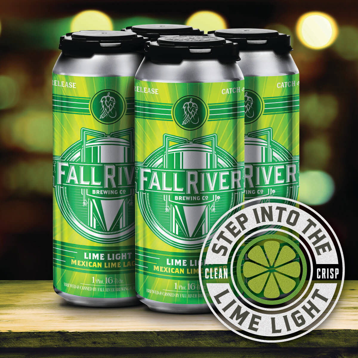 fallriverbrew's tweet image. Lime Light Mexican lager is so bright, clean, and crisp it most certainly deserves center stage. Featuring a hint of lime, it’s the refreshing taste that lives up to the hype. Releasing Saturday, May 4th at the Taphouse and Tasting Room! #opentoadventure 
fallriverbrewing.com/event/lime-lig…