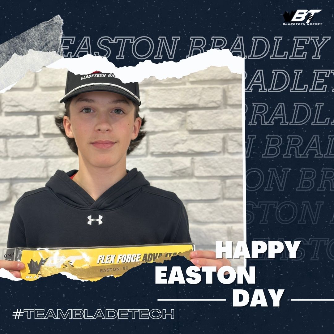 From all of us at Team Bladetech, we're wishing our friend Easton a happy birthday! #teambladetech #speedisourbusinsss #nhl #bladetechhockey