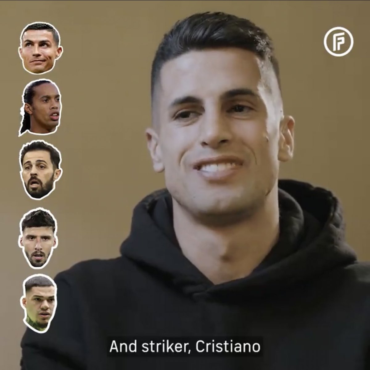 🇵🇹💭 João Cancelo builds his ultimate 5-a-side team.