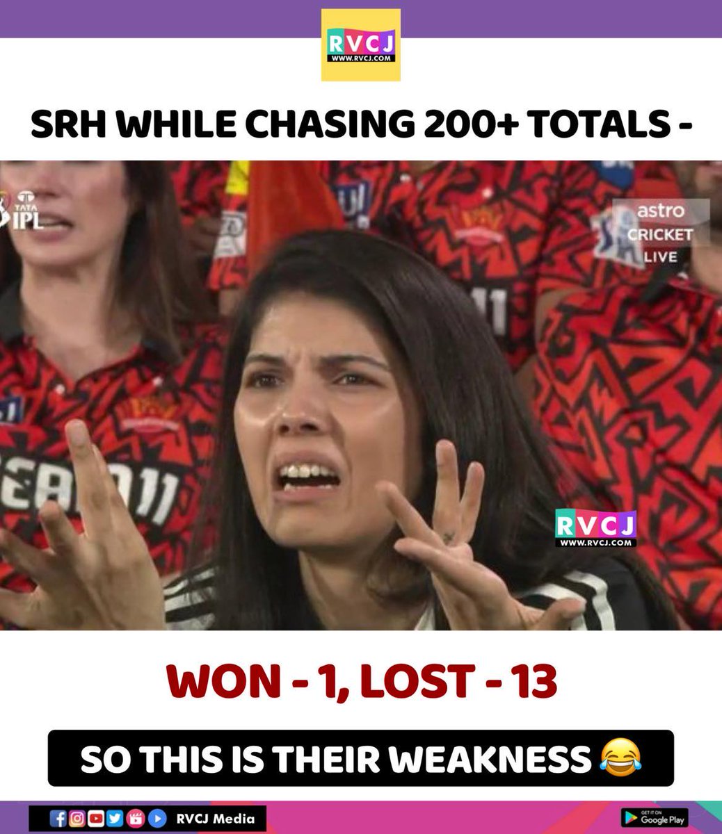 SRH while Chasing 200+ Totals