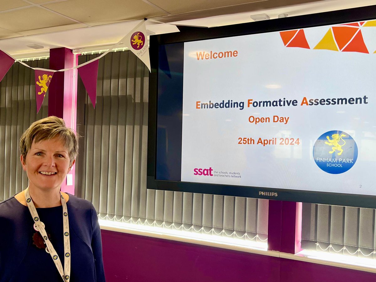 Delighted to welcome colleagues from across the region today to showcase the work of our Teaching and Learning Communities as part of the established @ssat Embedding Formative Assessment programme.