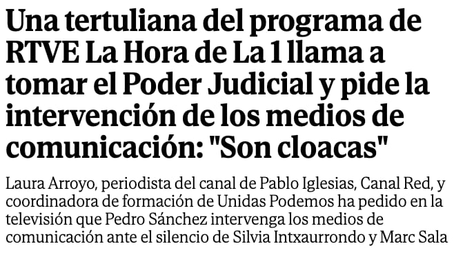 Van a calzón quitado. Es fácil imaginar lo que Laura Arroyo entiende por 'intervenir'.