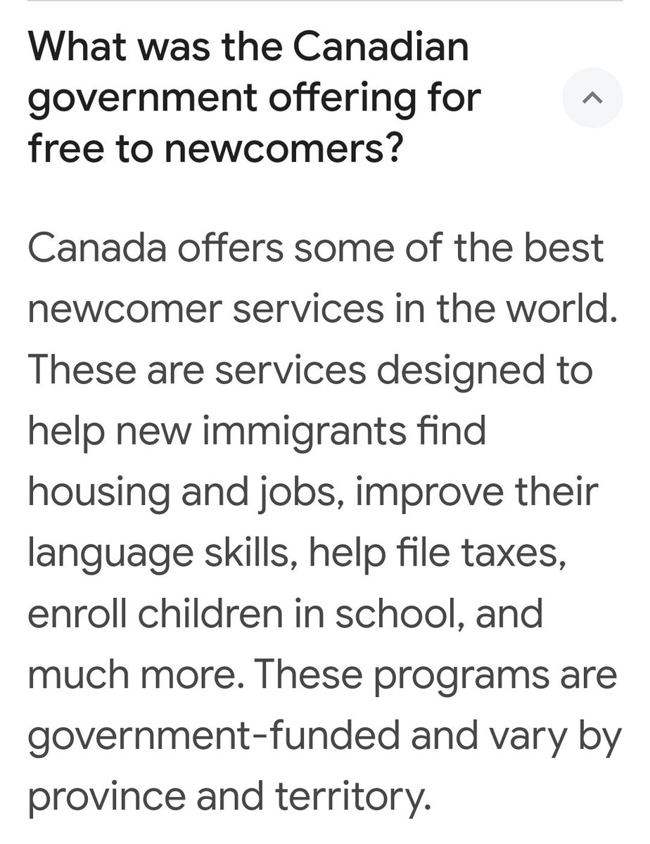 Not only do they get the best healthcare, but they also get free admission to our parks, bonus money for coming here, and assistance getting all these wonderful perks. What do Canadians get? You get to pay more taxes!