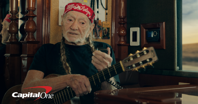 rae__anne's tweet photo. Capital One is honored to have our NCAA® Tournament collaboration with Willie Nelson recognized by the Shorty Awards and we’d love your support! Visit the link to cast your vote for Willie and Capital One before April 30th. https://t.co/PJO7bSlpSP https://t.co/rVANibt6sJ