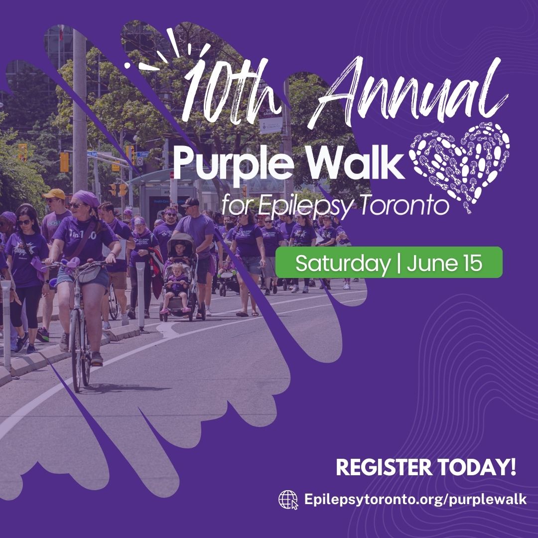 Have you registered yet for the Purple Walk? 📷📷 Join us for our 10th annual anniversary celebration and awareness for epilepsy.
📷 Date: Saturday, June 15th
📷 Location: College Park
Register today by visiting: 📷canadahelps.org/.../epile.../p…