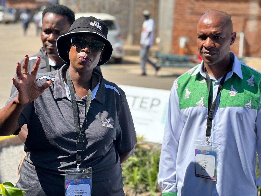 Today we were delighted to host our parent Minister @MhonaFelix at the ongoing ZITF in Byo. The Hon Minister was impressed by the work that we are doing in terms of mobilising funds for road maintenance. Our Head CCM Mrs T Manyeza shared some of the milestones we are exhibiting