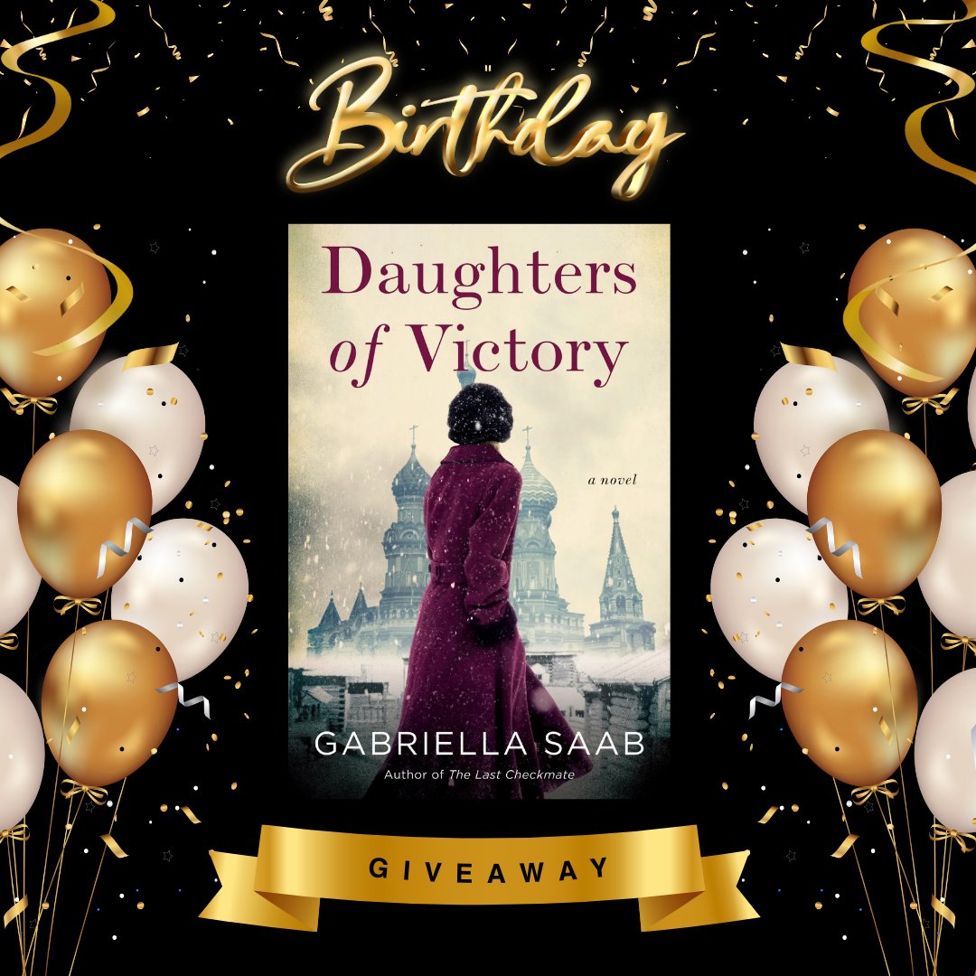 It’s the last week of my 🎁Birthday Giveaway Month🎁 I’ll be sharing more about my friendship with @GabriellaSaab_ and Daughters of Victory, and pulling a winner in my newsletter. Make sure you're signed up for a chance to win: madelinemartin.com/newsletter/
