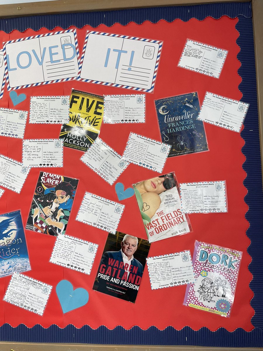 READ IT, RATE IT & GRAB A LOLLY Launched earlier this year our review postcards. If you’ve read a book we’ve got in the Library, fill out a review form and get a lolly from the jar. #readingforpleasure @thomashardye