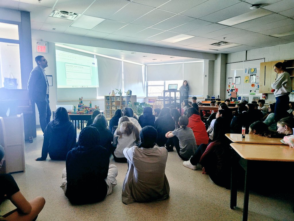 Thank you to Mr. M from <a href="/HOFAM_DPCDSB/">Holy Family DPCDSB</a> parent council for providing  entrepreneurial opportunities for students for our upcoming spring market.