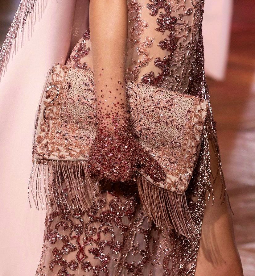 Persian rug-inspired handbags at Georges Hobeika ss24