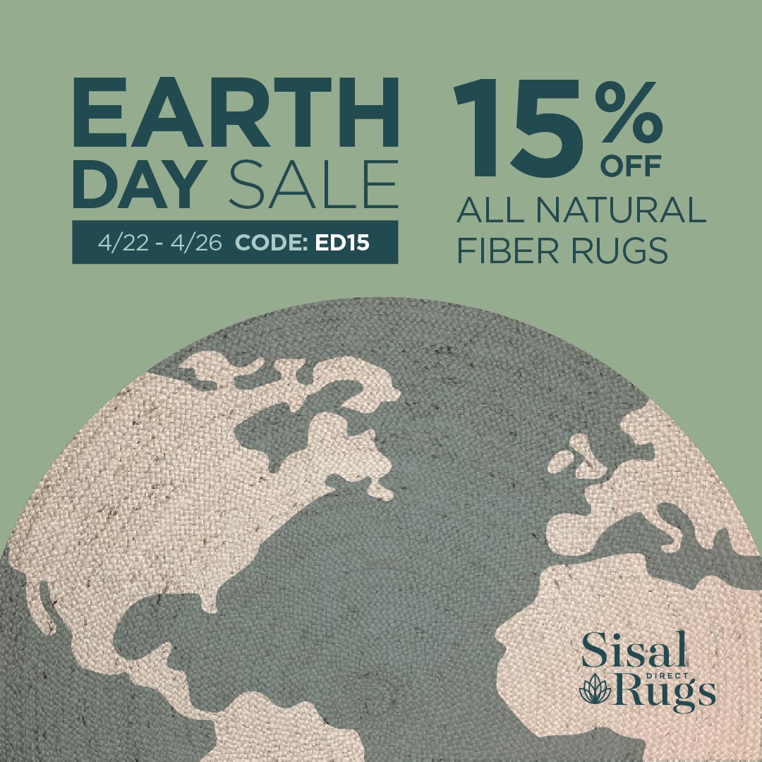 👋 Don't miss your chance to scoop a rug from our collections of sisal, wool, hemp, jute and seagrass rugs at a discount.

Shop now: bit.ly/3Ikm3vo

#RugSale #InteriorDesign #SustainableChoices #EarthDay