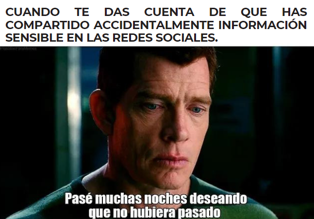 cegasecurity's tweet photo. Cuando compartes accidentalmente tu información confidencial en redes sociales y sientes que tu corazón se salta un latido... 💔 ¡Recuerda siempre revisar dos veces antes de publicar! #Ciberseguridad https://t.co/BhOecbUM7A