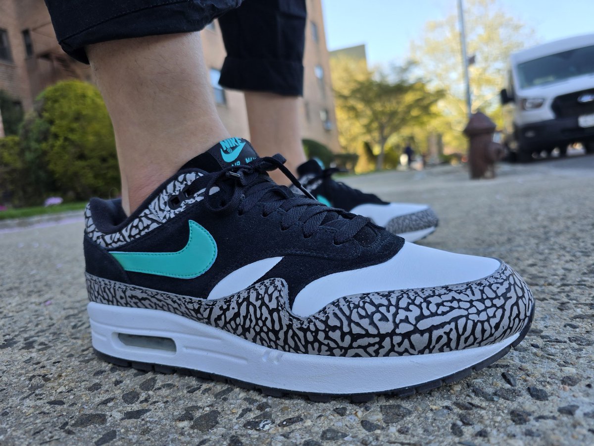 Out for dinner and Boy Kills World.

Air Max 1 Atmos Elephant.

#KOTD #wdywt #yoursneakersaredope