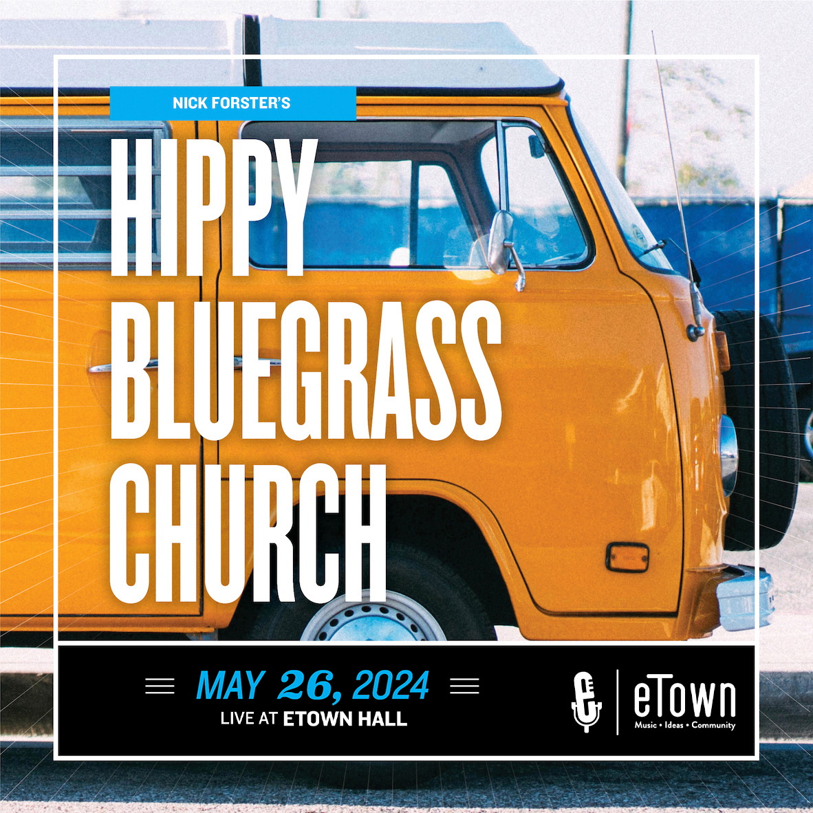 🚨Just Added🚨 Join us at eTown hall on May 26th for a morning of poetry readings, storytelling, community, and of course, some incredible bluegrass music. 🎟️: eventbrite.com/e/888681559467