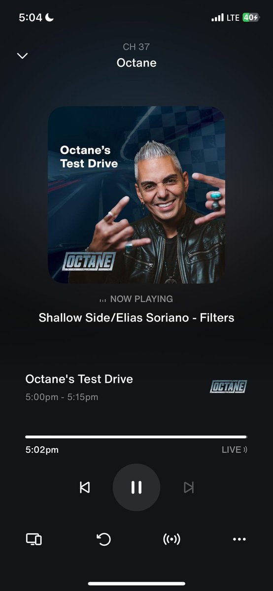 ❗New @shallowsideband alert ❗️If you missed the @SiriusXMOctane test drive today, you can catch it again tomorrow at 8pm ET! Let's blow this one up 🤘🏻 
#ShallowSide #Nonpoint #HardRock #NewRock #Octane #OctaneTestDrive