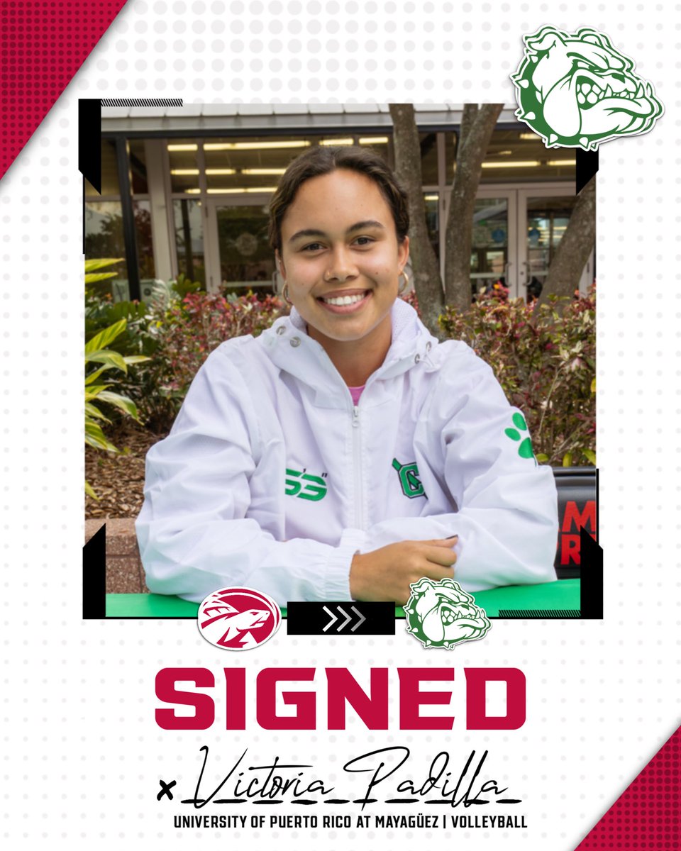TPrep_Athletics's tweet photo. ✍️ 𝐒𝐢𝐠𝐧𝐢𝐧𝐠 𝐃𝐚𝐲 // Congratulations to Victoria Padilla on announcing her commitment to enroll and play volleyball at the University of Puerto Rico at Mayagüez! #Terps4Life #NextLevelTerps 🏐🐢 https://t.co/t1qmfHZ5L6