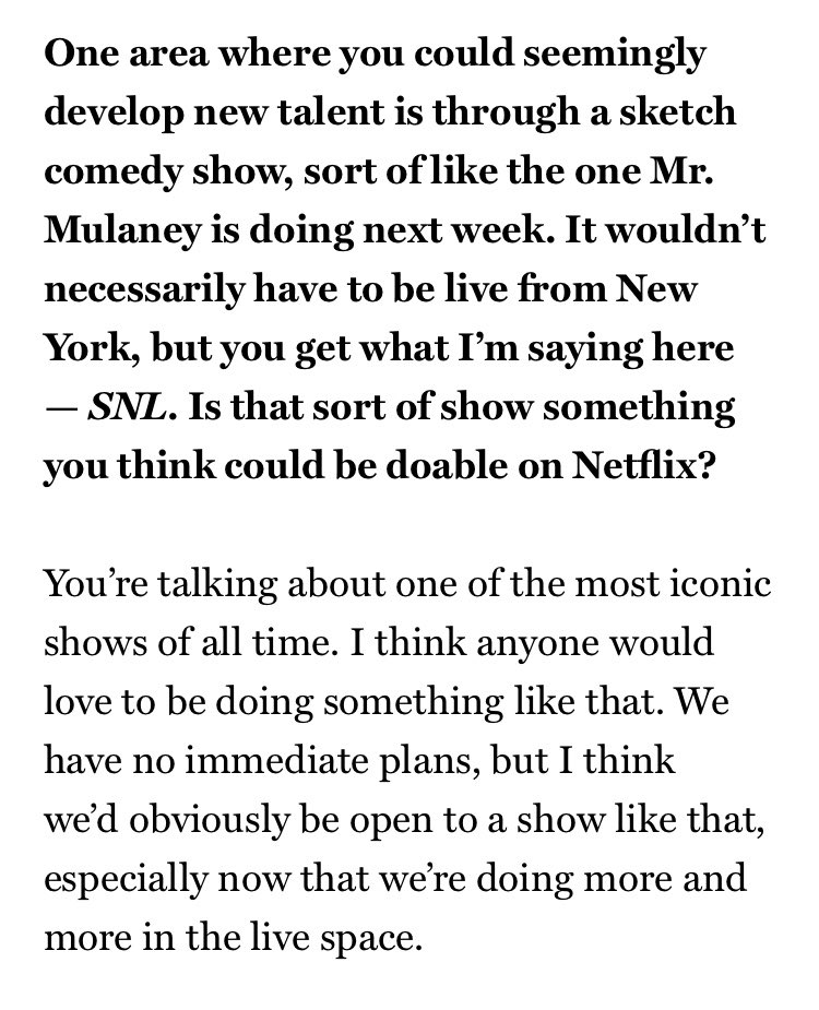 Interview with Robbie Praw, Netflix stand up exec, on Vulture #johnmulaney #netflixisajoke