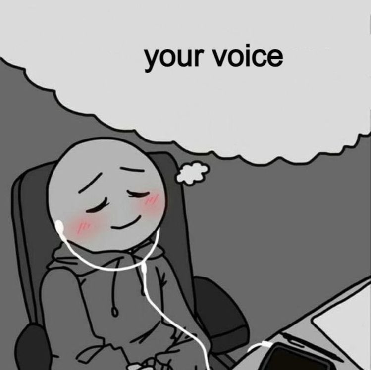 being attracted to someone’s voice is a real thing