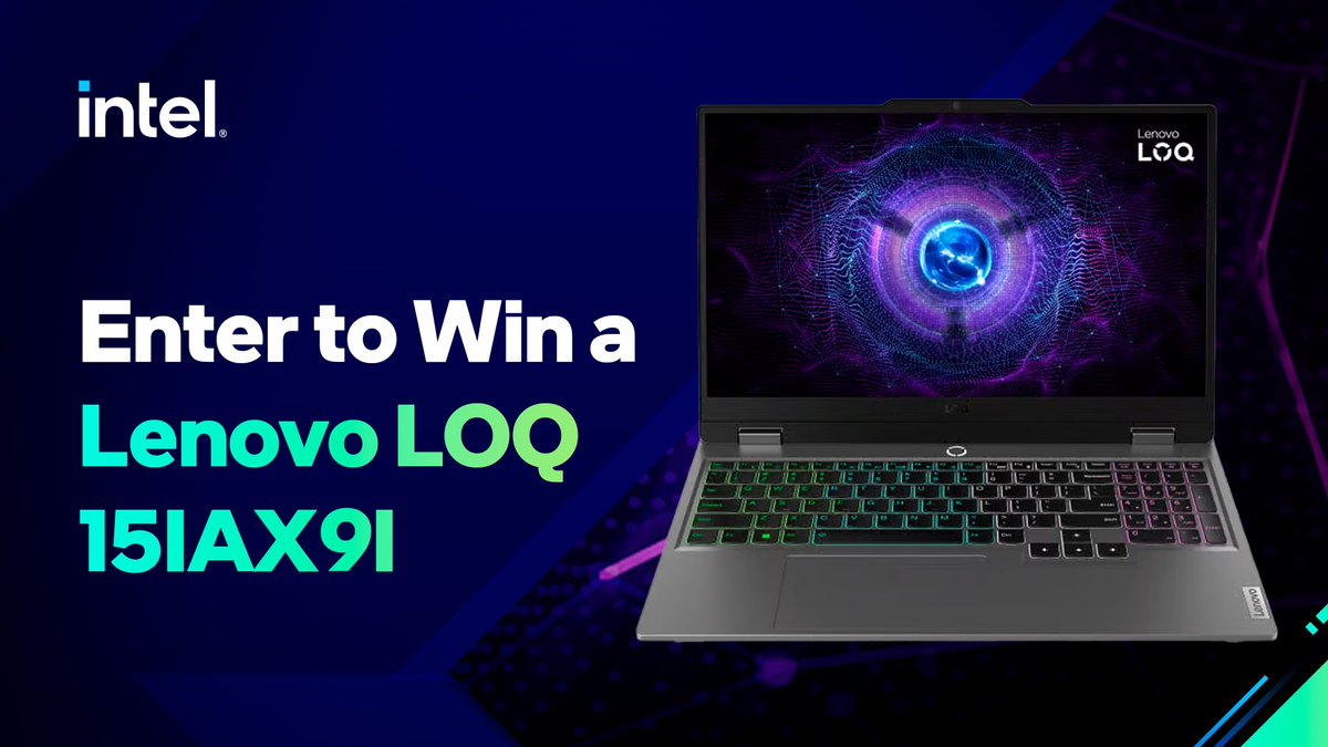 You don’t need a reminder that you could win a @Lenovo LOQ 15IAX9I gaming laptop (but we’re giving you one anyway). intel.ly/49TJbxu #Sweepstakes