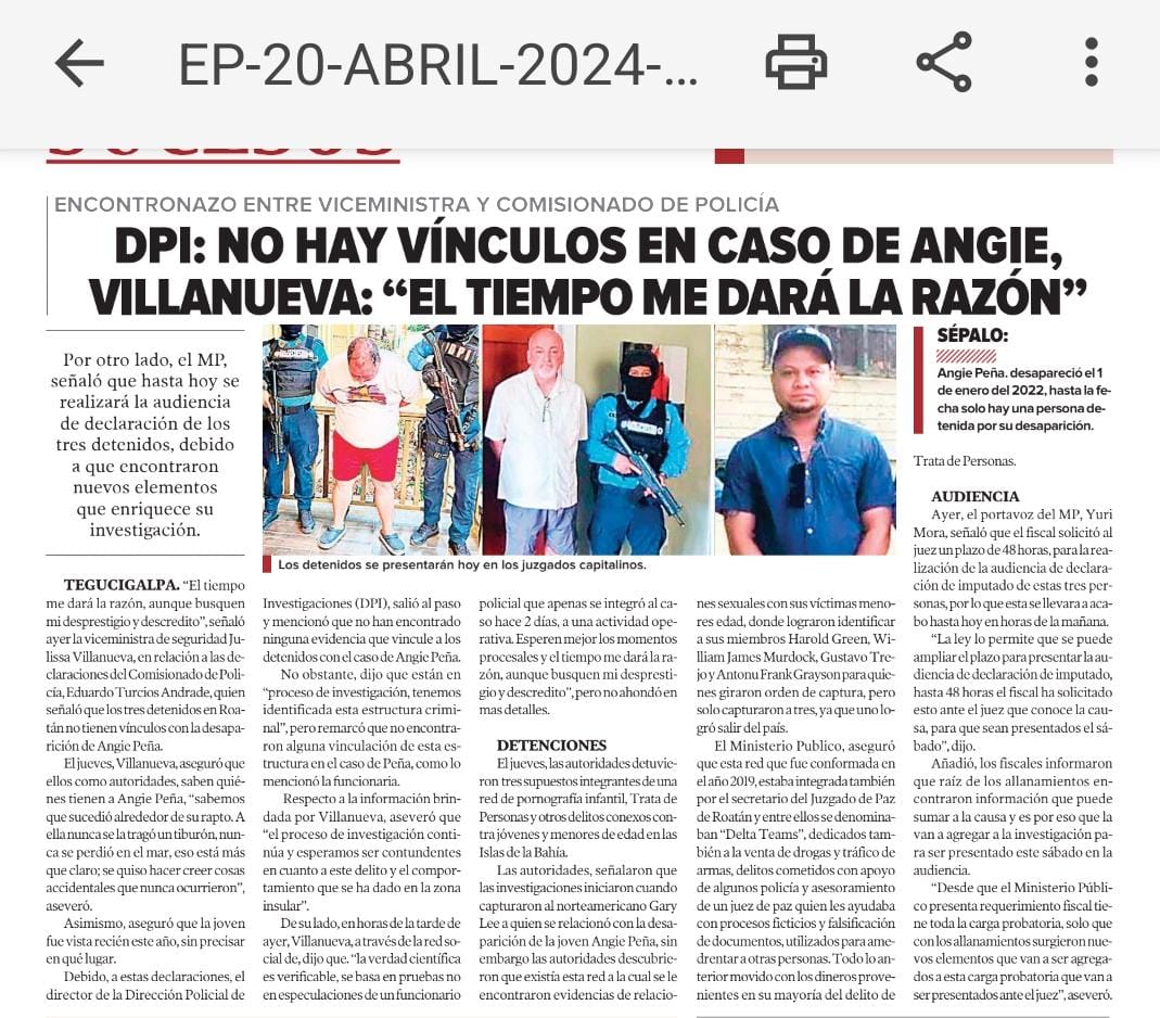"La justicia, aunque anda cojeando, rara vez deja de alcanzar al criminal en su carrera... suele acabar descubriendo toda la verdad". (Ecos de Horacio) #Seguimostrabajando #PorHonduras #Justicia #ContraLaTrata #CrimenOrganizado
AUTO DE FORMAL PROCESAMIENTO PARA TODOS