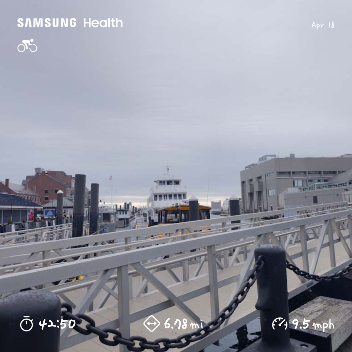 #goodmorning #Boston #CambMA #SomervilleMA! 6.78 Miles #cycling! #bike #commutebybike #gogreen #ecofriendly #healthymobility #activetravel #fitfather/#healthydaddy/#dadbod/#fitboss #thisis43 #fitover40 #urbanlife #urbanfitness #realnewenglander. #exercise #fitforlife #fit4life.