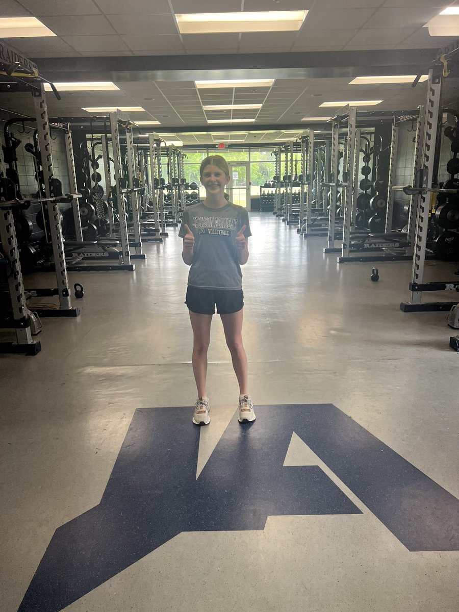 ✨RAIDER OF THE WEEK✨ Congratulations to Claudette Bronzi for being named our ROW! “Claudette started in the weight room recently and she’s worked really hard to do the lifts right.” “Claudette works hard during intramurals and makes the kids feel special.” #WeAreJA #ROW