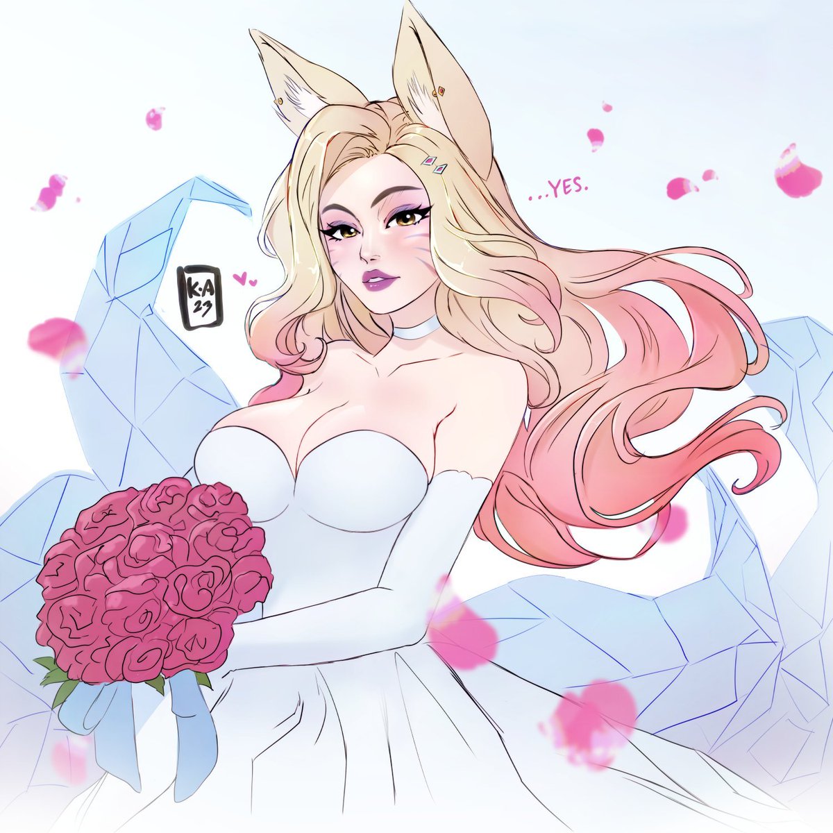 still can't get over how much i love my older draw of wife ahri🥹🥹🔒💘
#ahri #LeagueOfLegends