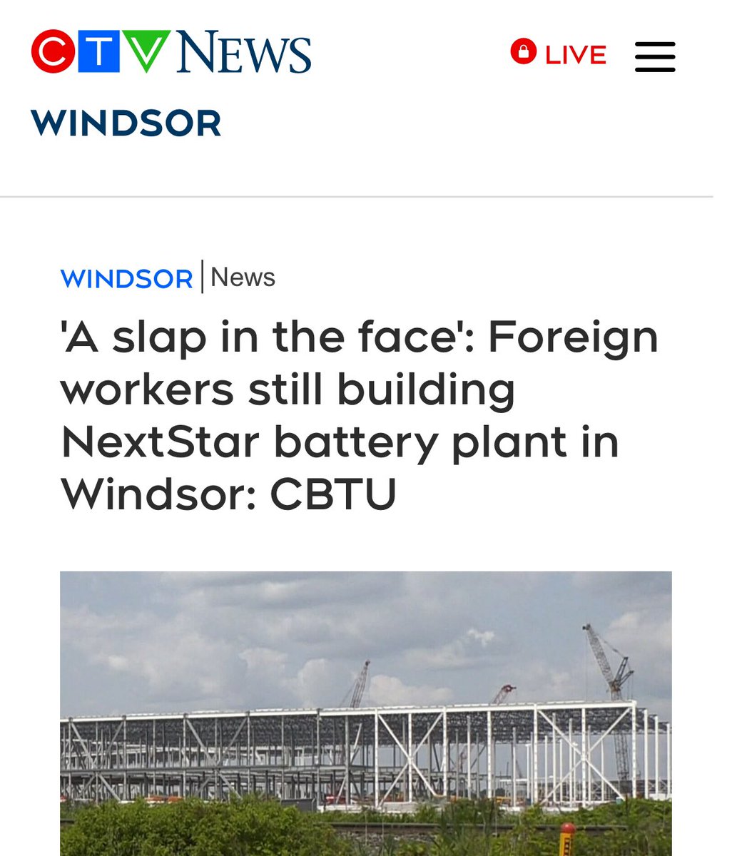 Your money. Foreign workers. Justin Trudeau is selling out Canadian union workers and taxpayers. He’s not worth the cost. windsor.ctvnews.ca/a-slap-in-the-…