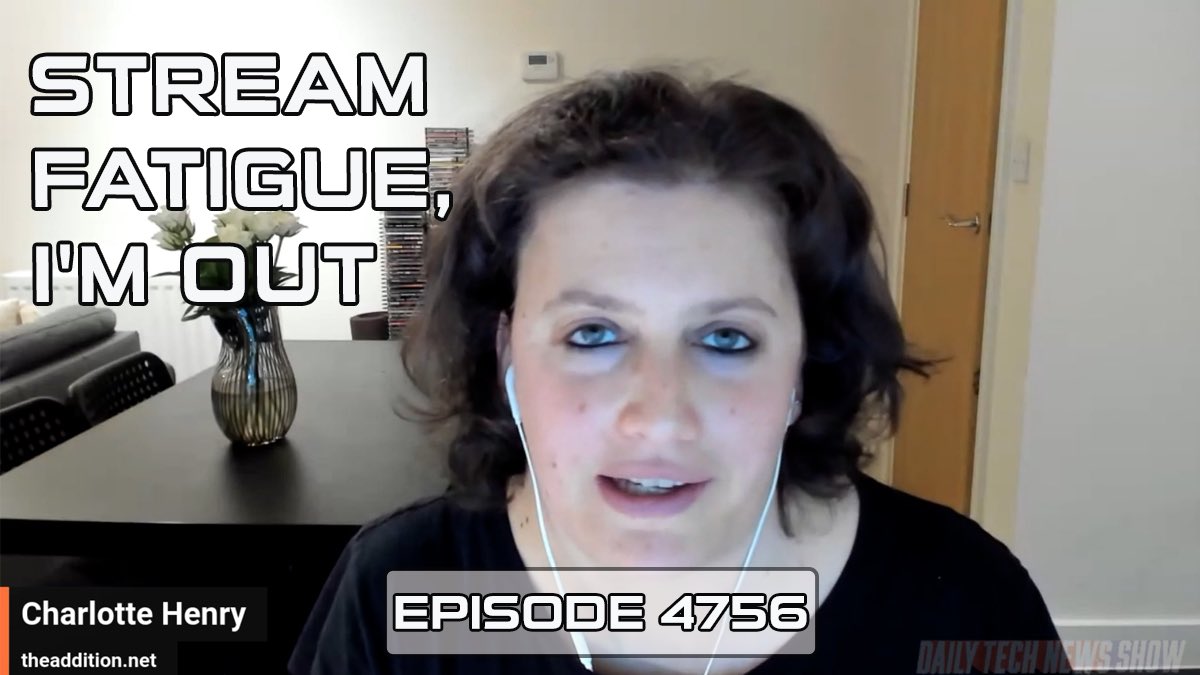 DTNS video for Thursday April 25, 2024 “Stream Fatigue, I’m Out” Episode 4756 with @sarahlane @techsavvydiva @charlotteahenry @jollyroger Watch here: youtu.be/rvWYdyzP7f0?si…