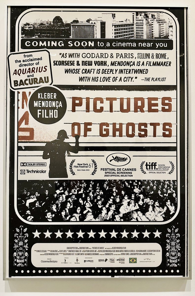Green_Portfolio's tweet photo. Checking out @MFAH’s #LatinWave #filmfestival. First up, Kleber Mendonça Filho's incredible new documentary, PICTURES OF GHOSTS. Then, Martín Rejtman’s comedy, THE PRACTICE. 🎬🔥 https://t.co/Q5x2hPgvGe