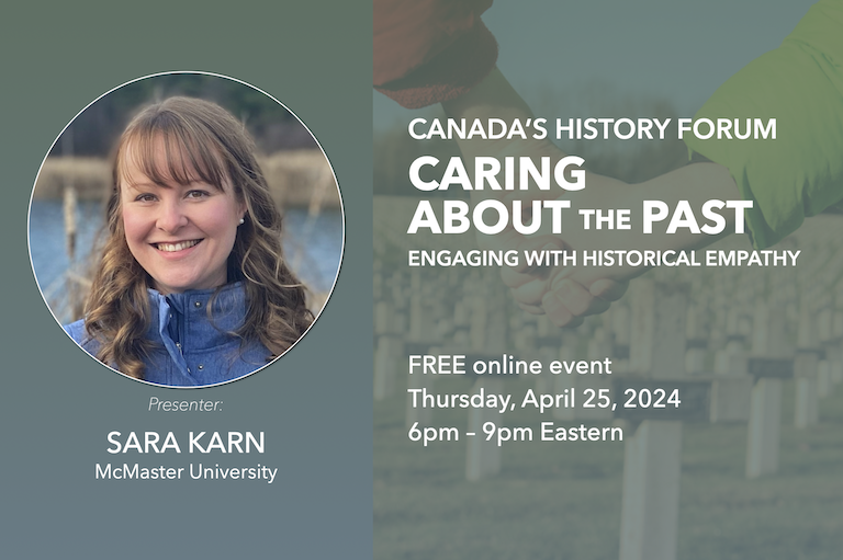 Welcome to our first presenter of the night, educator Sara Karn. Sara’s presentation will offer a framework of historical empathy for teaching and learning history. #16HistForum
