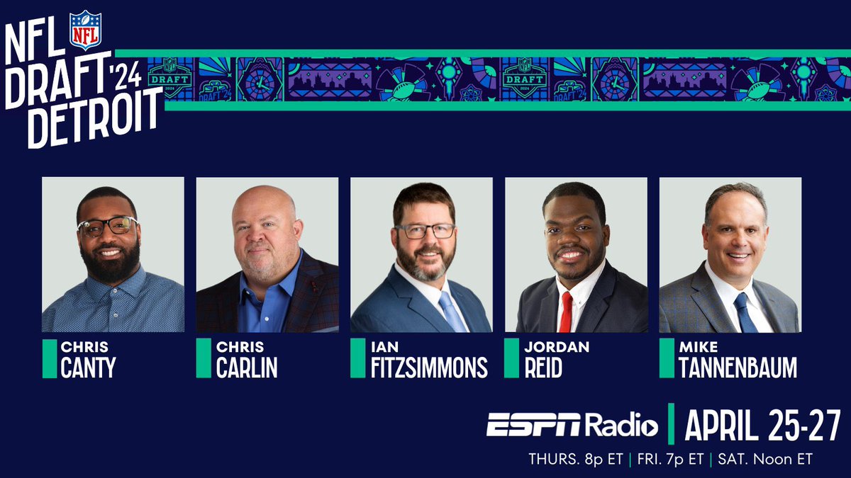 Join us tonight on @ESPNRadio, starting at 8 p.m. ET. We’ll have you covered from start to finish over the next three days. Listen🎙️: espn.com/espnradio/