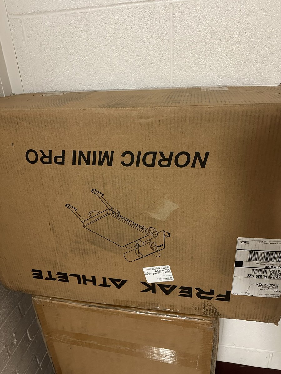 Our new equipment arrived today!!! Time to get that posterior chain locked in for season. If we want to reach higher, we have to jump higher!! Thank you to our sponsors for this wonderful gift. #freakathlete